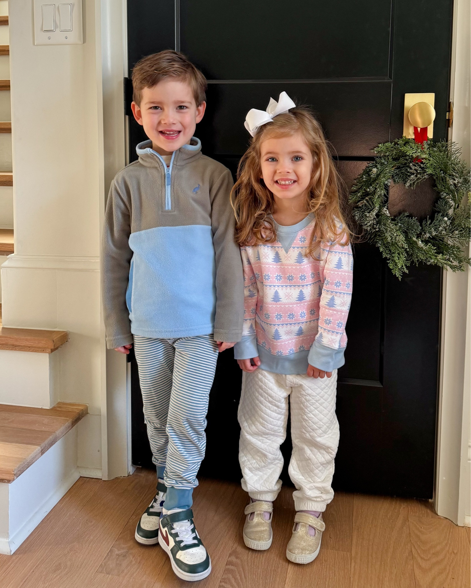 Kicking off the new year with a whole lotta cuteness! 🩵🩷 Ps. These cozy winter fits are on sale, grab them before they’re gone! 

#LTKKids