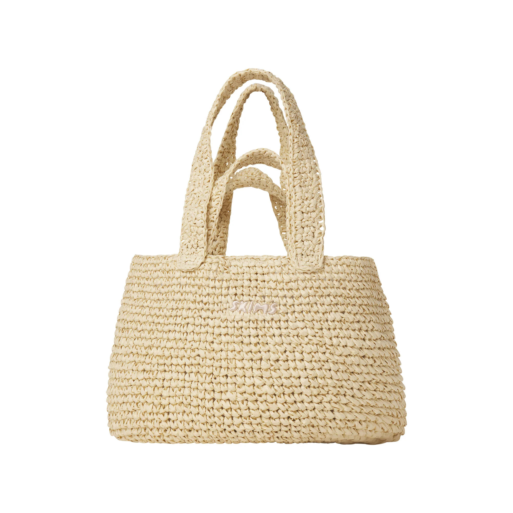 SKIMS ACCESSORIES RAFFIA MINI TOTE PAPER | NATURAL | SKIMS | SKIMS (US)