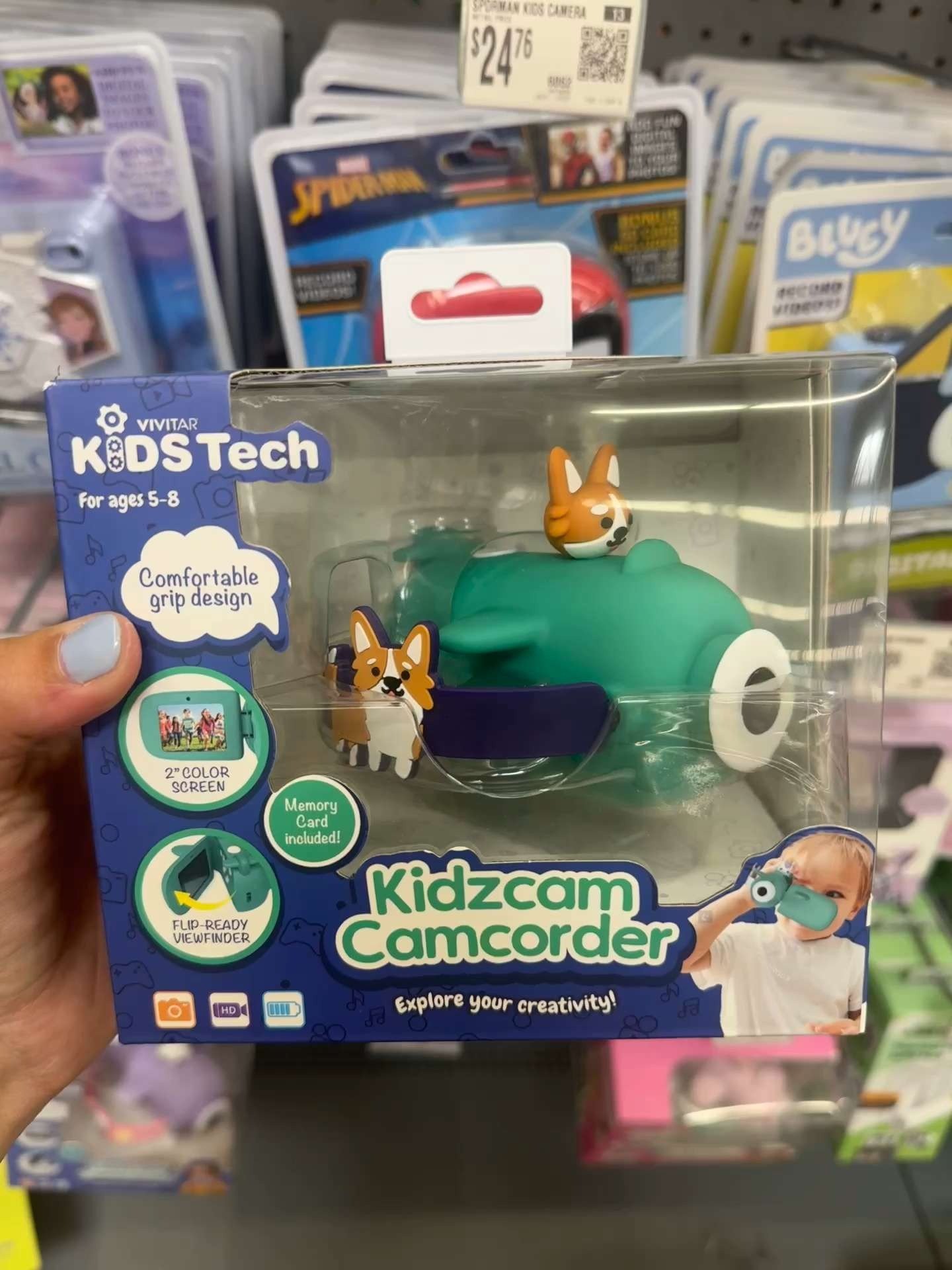 Digital camcorder for kids! You can transfer the photos with the available micro SD card and kiddos can play games on them, too! Get it for just $20 at Walmart. 

 #LTKSeasonal #LTKFindsUnder50 #LTKKids