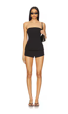 superdown Daija Short Set in Black from Revolve.com | Revolve Clothing (Global)