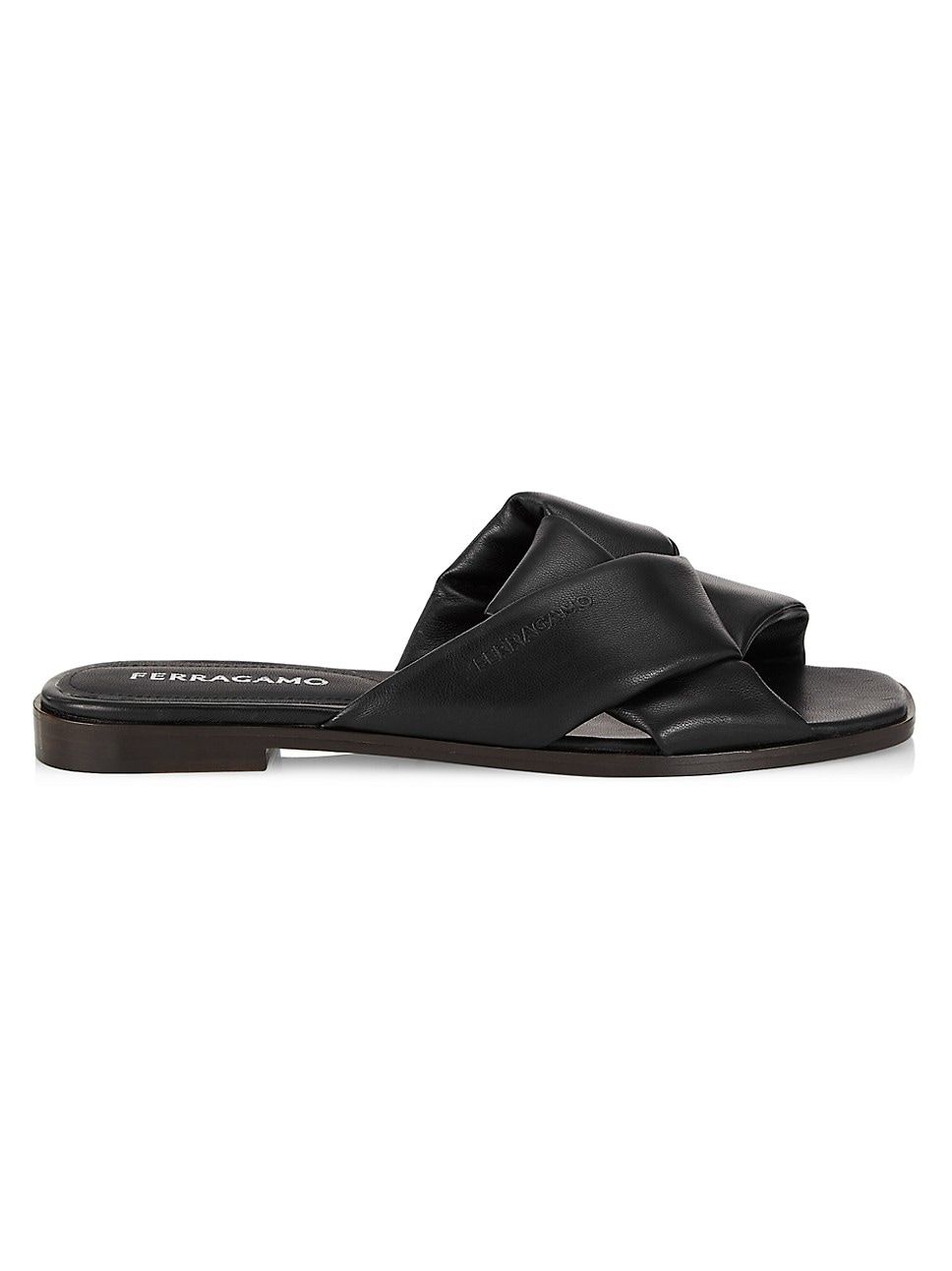 Alrai Napa Flat Leather Sandals | Saks Fifth Avenue