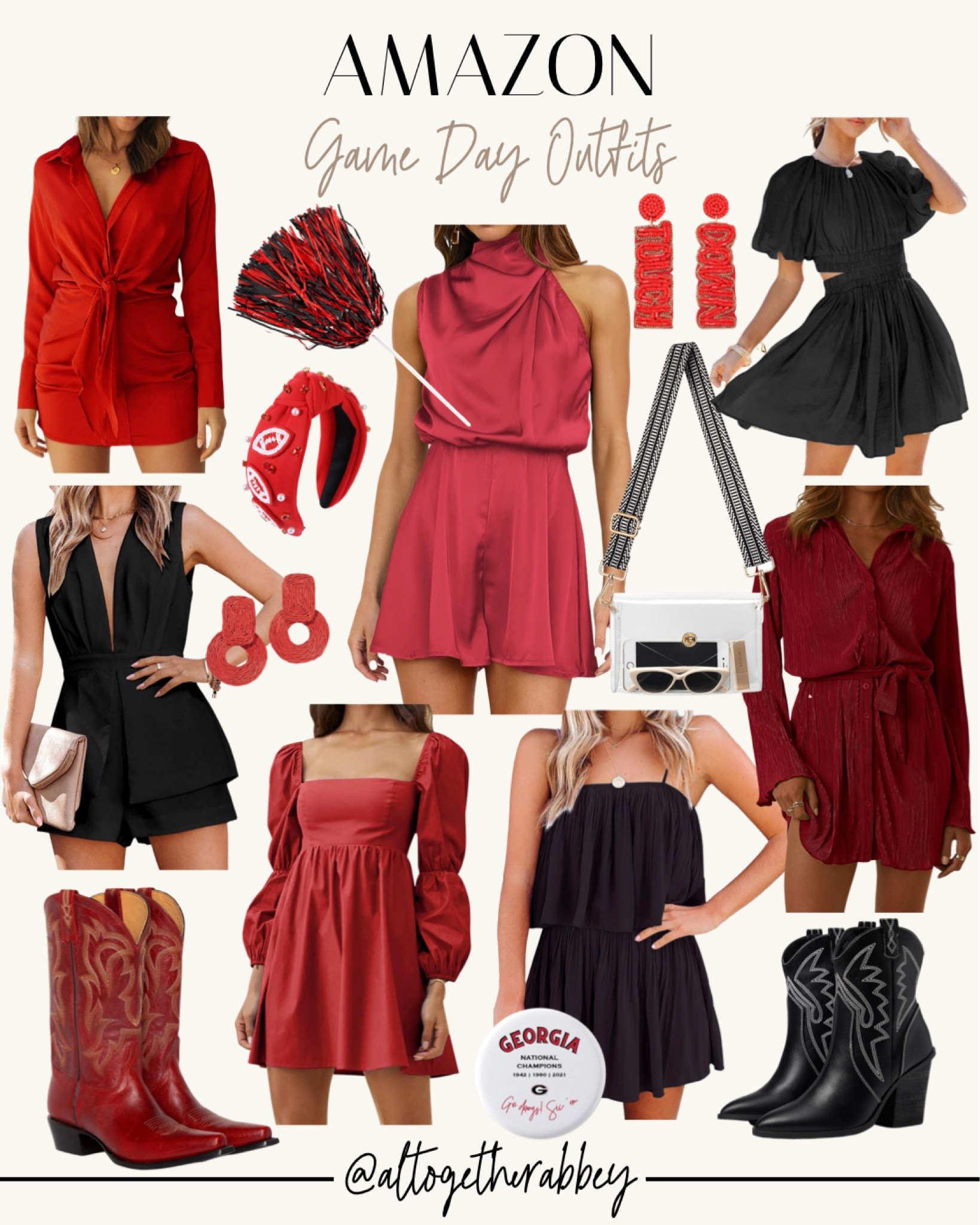 Amazon Game Day Style: University of Georgia 

#amazonfinds #amazonstyle #collegegameday #gamedayoutfit #georgia #redandblack #LTKfit

#LTKBacktoSchool #LTKstyletip #LTKU