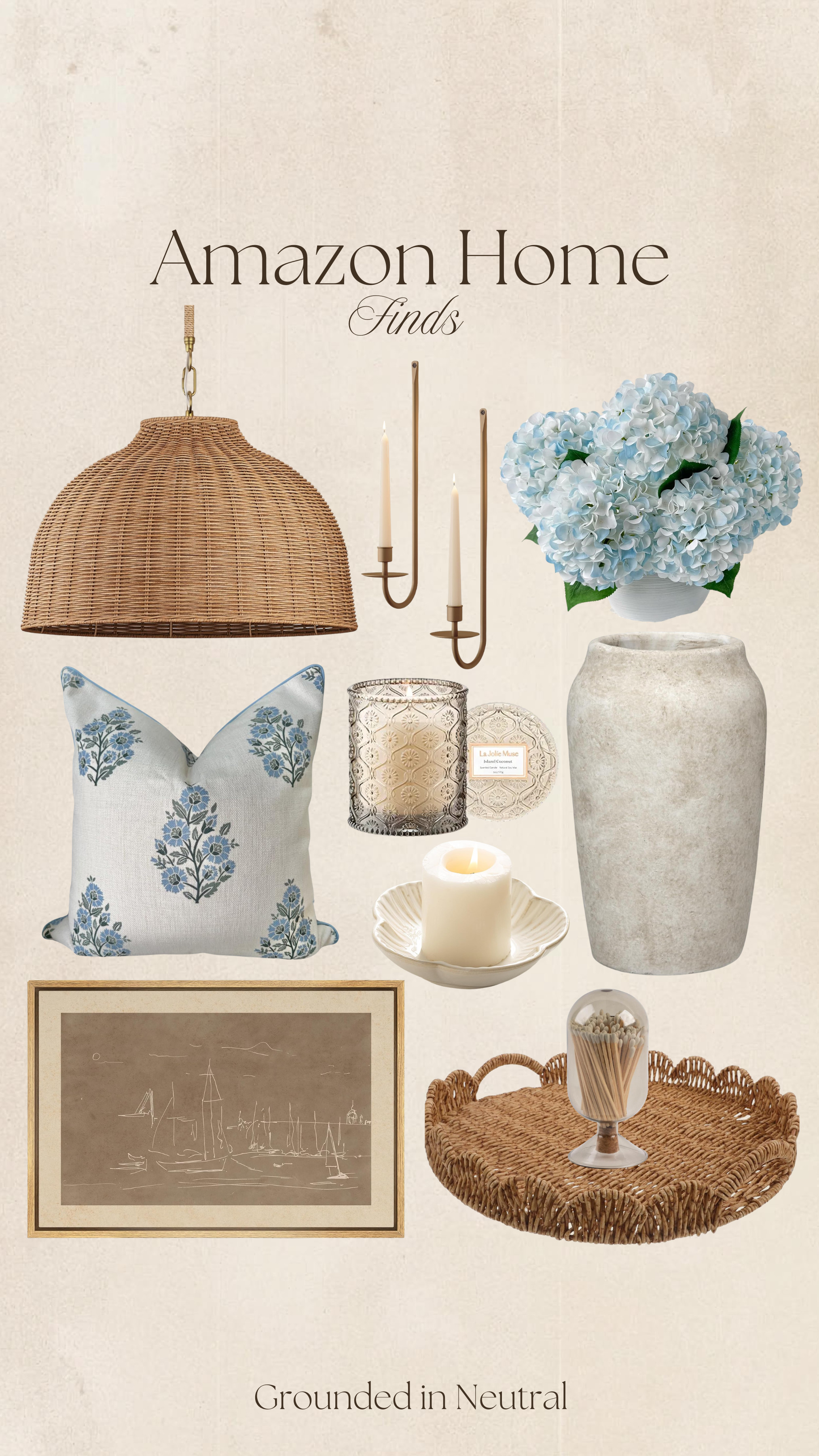 Amazon home finds, perfect for spring and summer! 🩵🤍

#LTKSeasonal #LTKHome #LTKSaleAlert