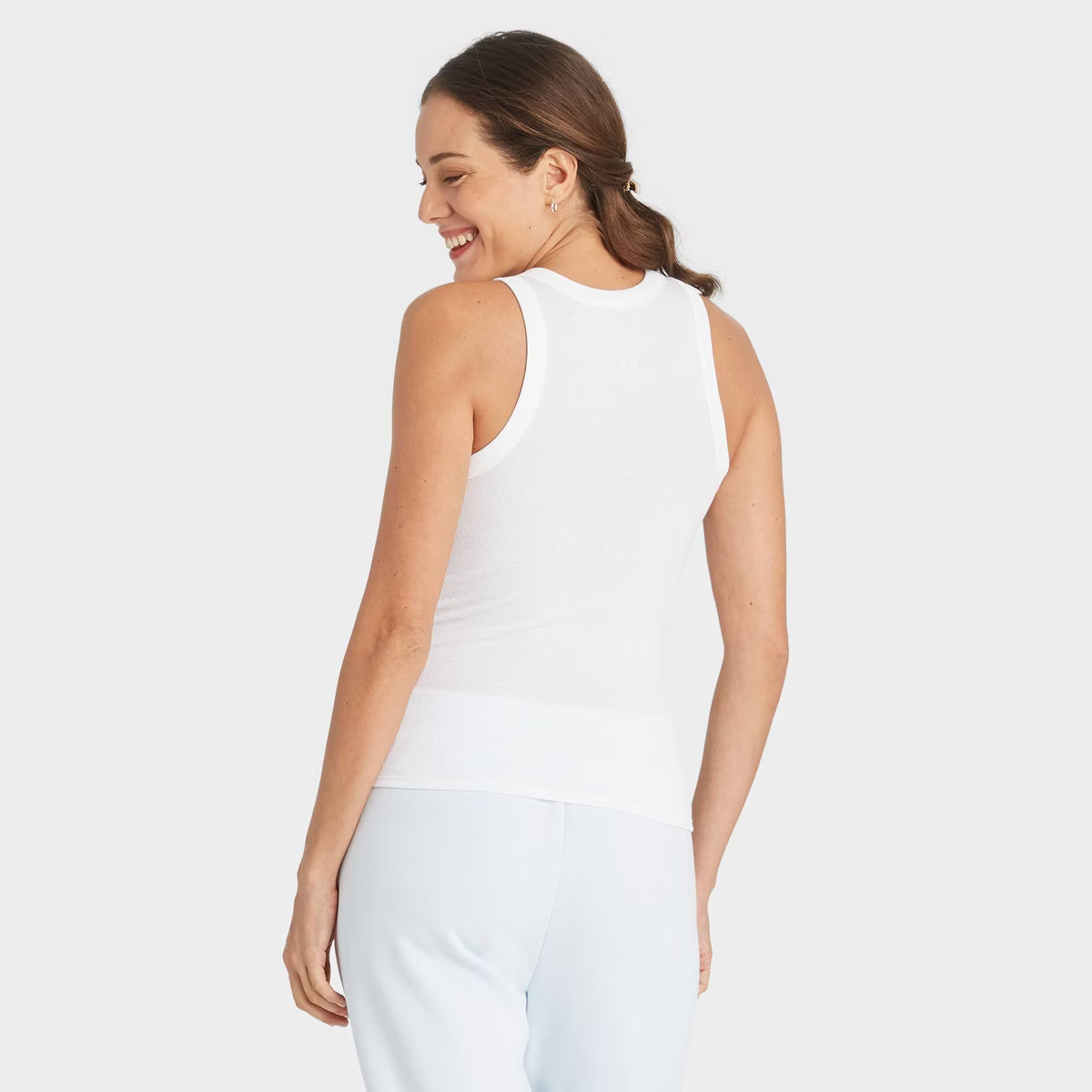 Women's Slim Fit Ribbed Tank Top - A New Day™ | Target
