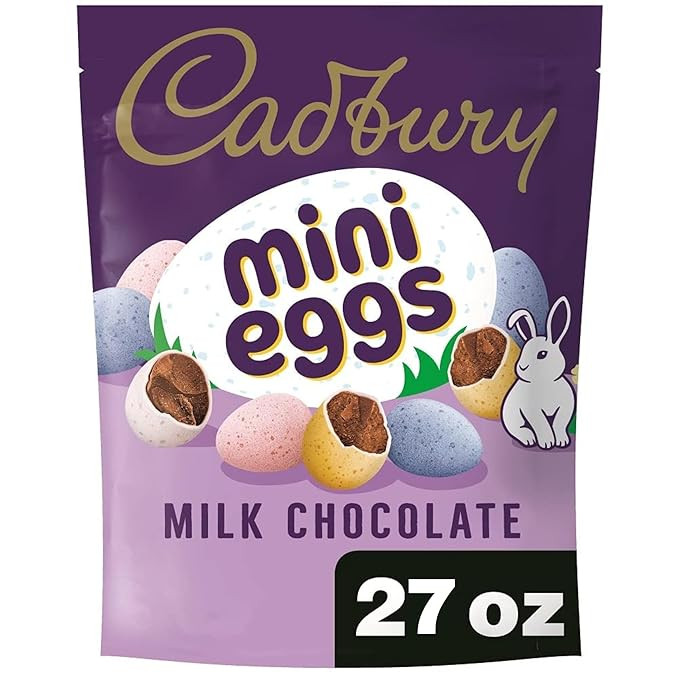 Bulk Cadbury Mini Eggs - 27 Oz Milk Chocolate Cadbury Eggs - Irresistible Easter Treats for Easte... | Amazon (US)