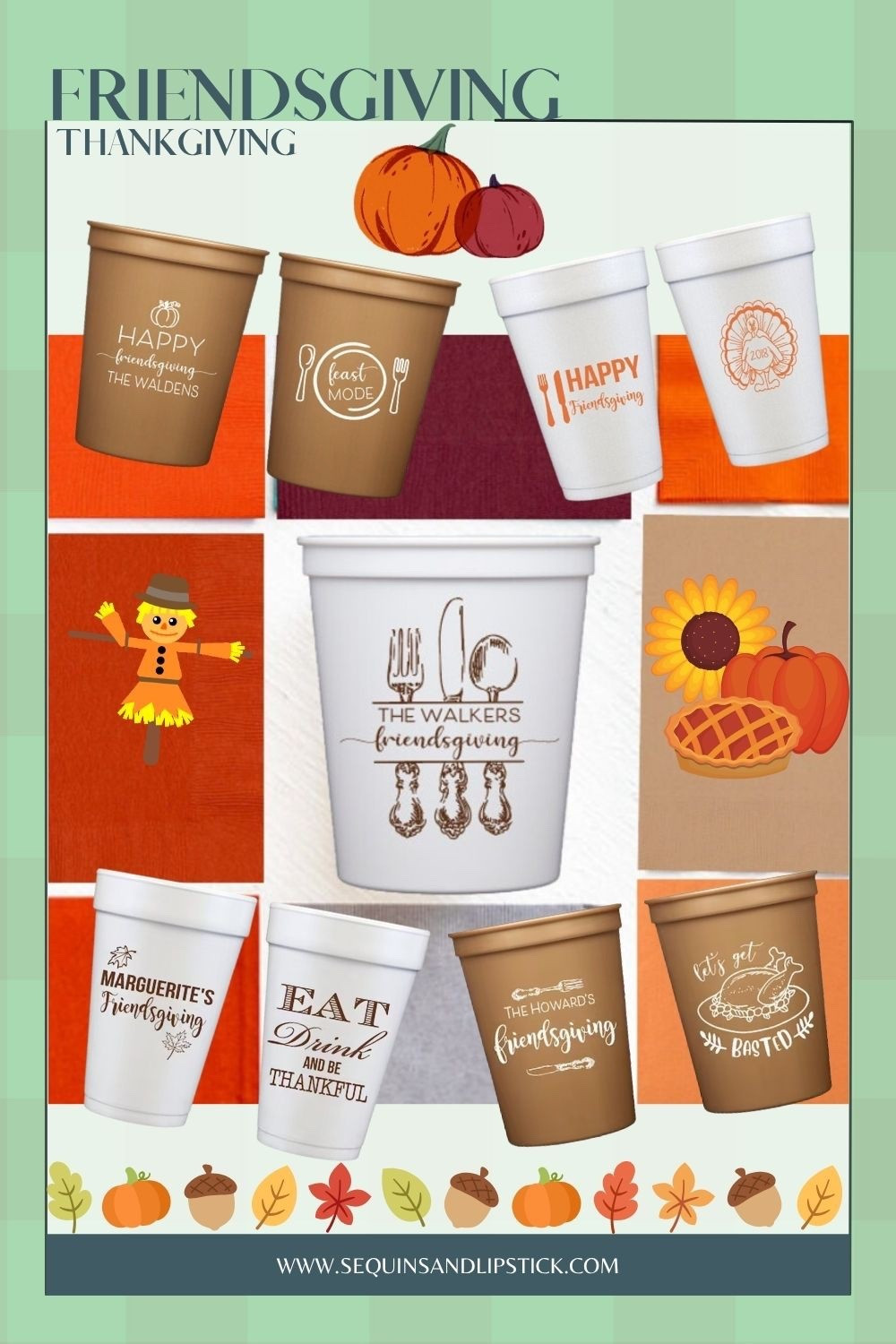 Host your Friendsgiving or Thanksgiving in style with custom party cups and napkins! Whether you’re gathering for a casual dinner or a festive feast, these personalized designs make your table setting extra memorable. A perfect way to celebrate gratitude with family and friends.


#LTKParties #LTKKids