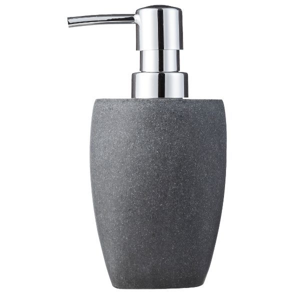 Charcoal Stone Soap/Lotion Dispenser Gray - Allure Home Creations | Target