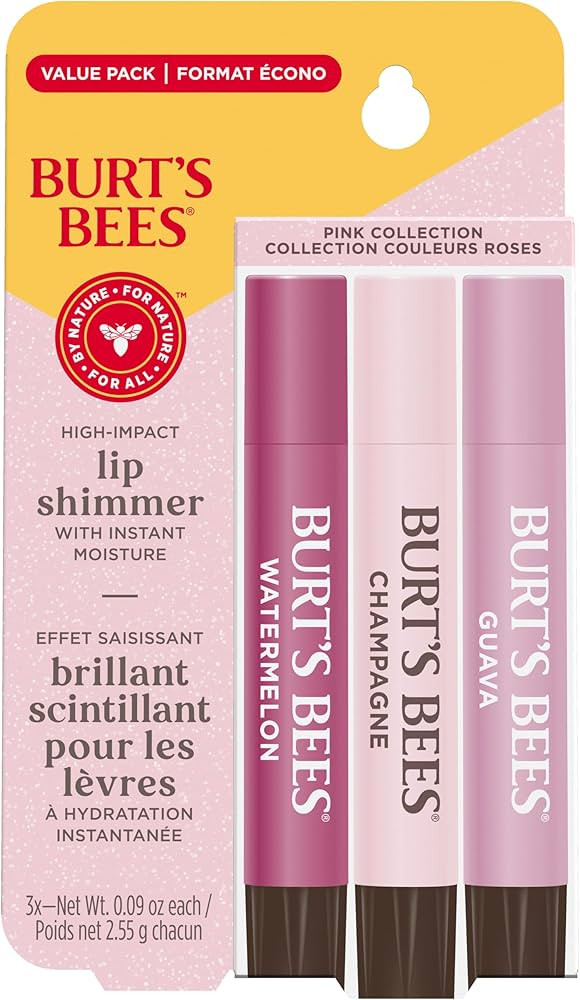 Burt's Bees Lip Shimmer, 100% Natural Origin Lip Gloss, Tinted Lip Colour | Get Soft and Hydrated... | Amazon (CA)