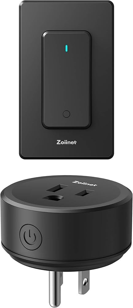 Zoiinet Remote Control Outlet Plug Switch, Buckle Design & Removable Wireless Light Switch, 300 f... | Amazon (US)