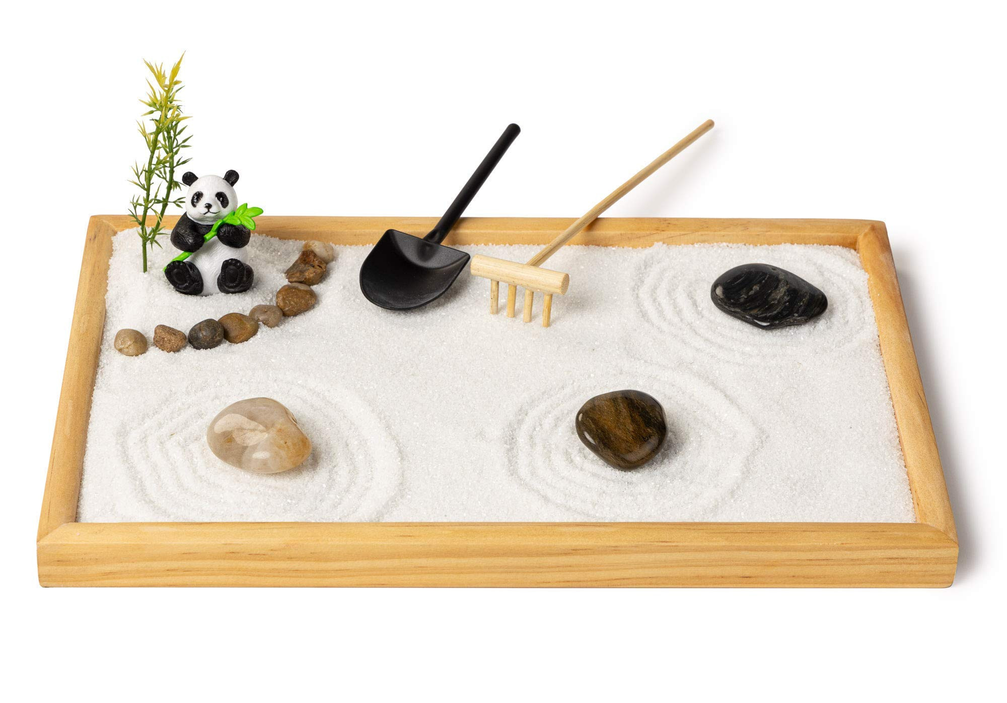 Zen Garden with Panda - Relaxation & Meditation Gift - 12x8 Inches Large - Premium Japanese Zen Gard | Amazon (US)