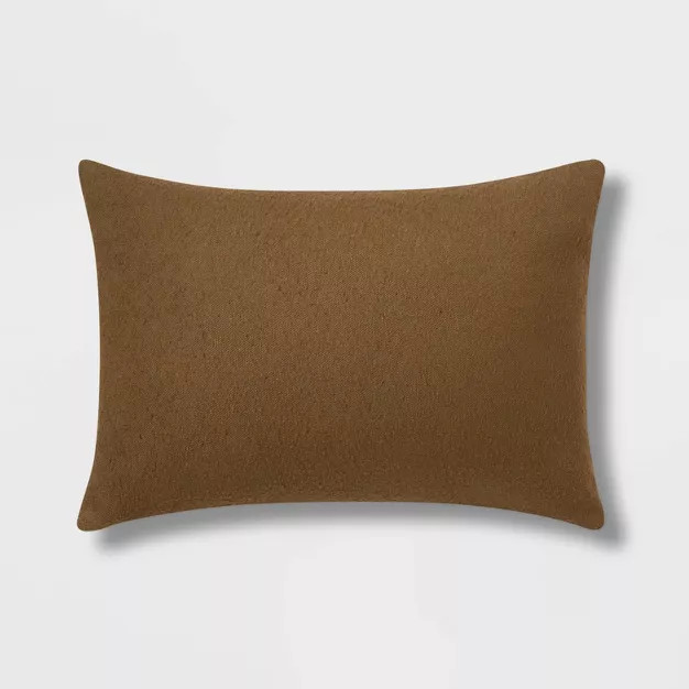 Oblong Boucle Color Blocked Decorative Throw Pillow - Threshold™ | Target