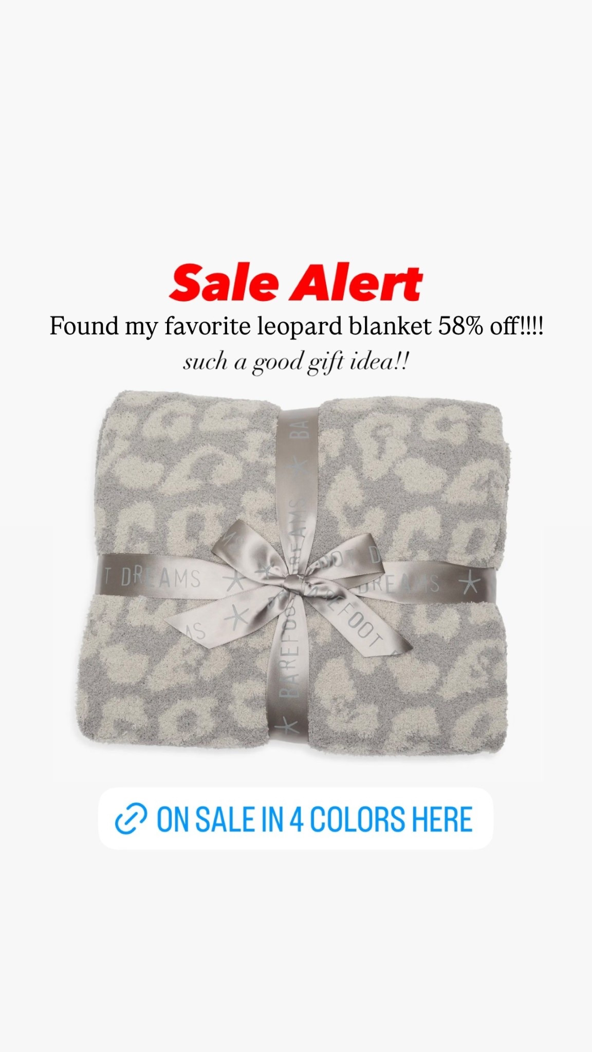 Found my favorite leopard blanket 58% off!!!! Sale Alert such a good gift idea!!