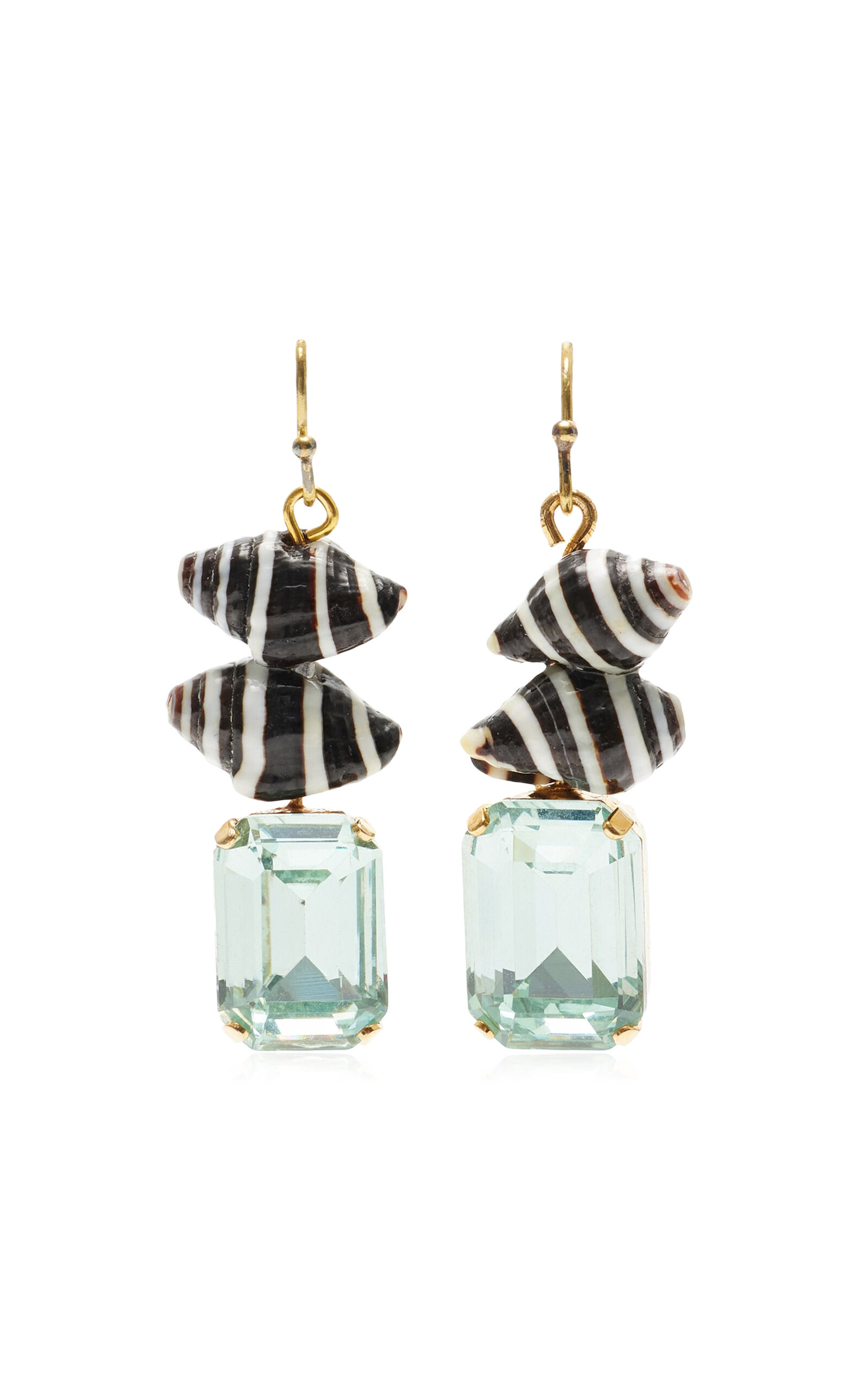 Aiden Shell, Crystal Earrings | Moda Operandi (Global)