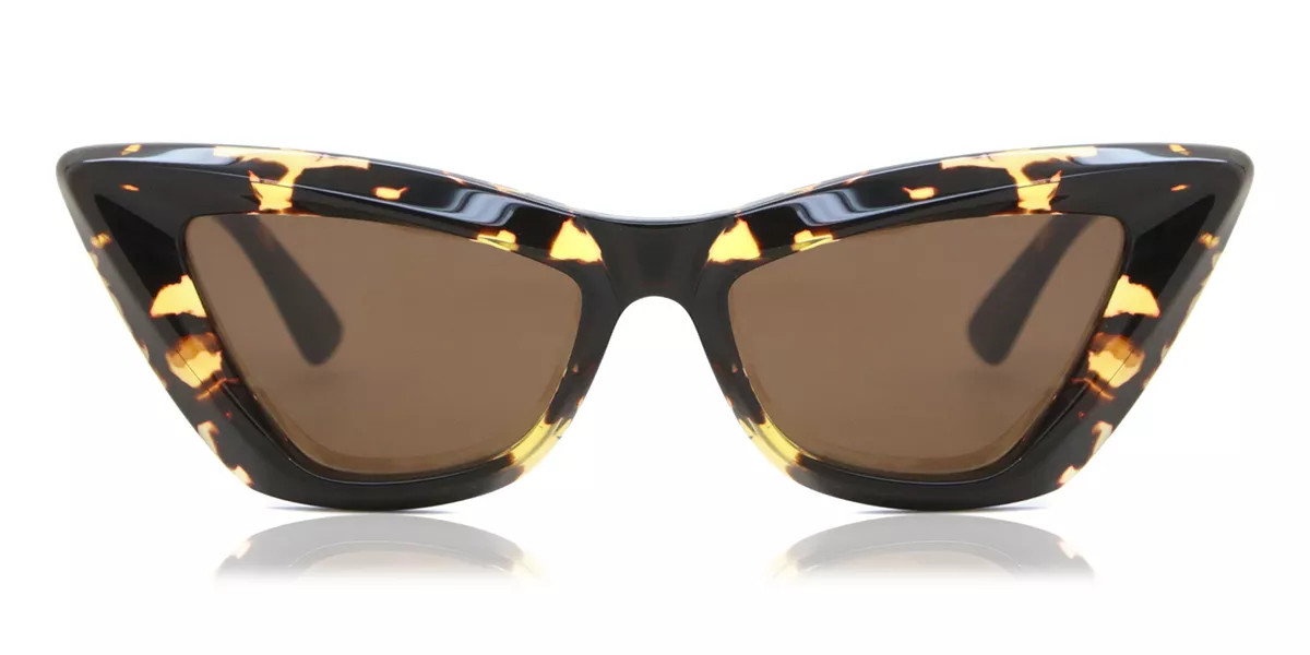 Bottega Veneta BV1101S 002 Women’s Sunglasses Tortoiseshell Size 53 | SmartBuyGlasses Global
