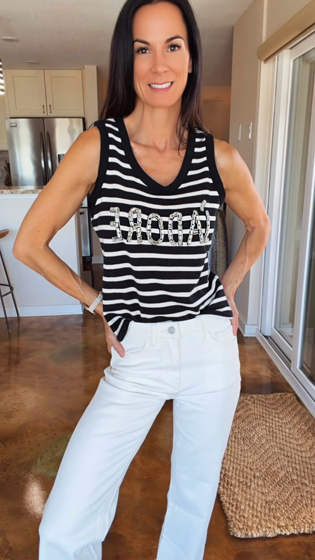 One outfit… two completely different moods 💁🏼‍♀️✨

Started with the cutest bright white denim + striped tee for that easy, everyday feel…
and then just like that—added a chic jacket and she’s suddenly booked and busy 💼💅

I love a look that can go from casual to elevated with one simple swap. Effortless, polished, and just a little bit powerful 😉

Use code NICOLECOLEE35
Wearing 24 in jeans and S top 

#ViciCollection #ElevatedStyle #CasualToChic #SpringOutfits #NicoleColeeStyle


#LTKootd #LTKdayinmylife #LTKgrwm