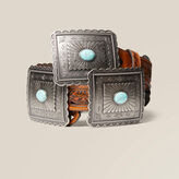 Turquoise Burst Concho Belt | Ariat (US)