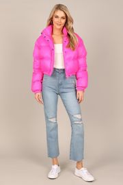 Lizzy Puffer Jacket - Hot Pink | Petal & Pup (US)