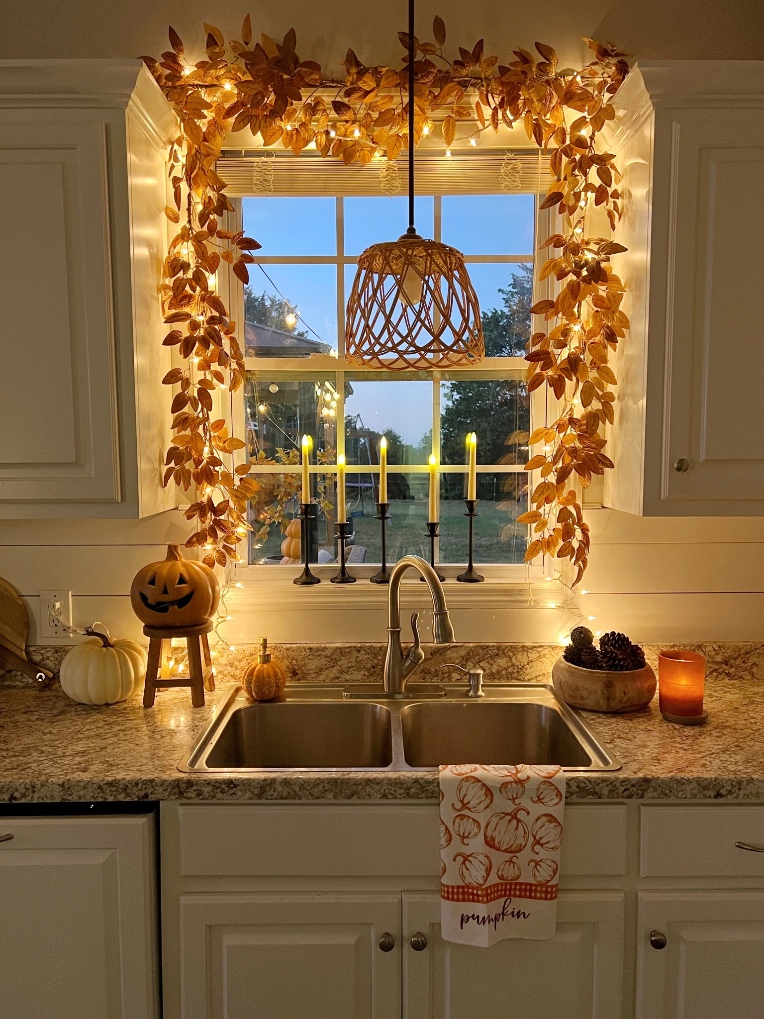 Our fall kitchen window!!