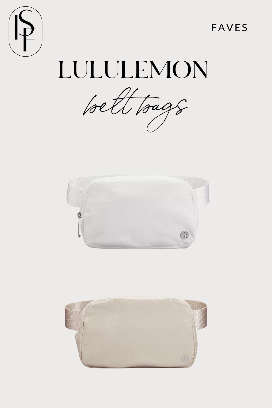 Lulu Lemon Belt Bags


everyday belt bags, crossbody, summer belt bags, white belt bag, neutral belt bag, crossbody bag, lululemon finds, lululemon favorites, workout bag, workout gear, gym bag

#LTKunder50 #LTKitbag #LTKunder100