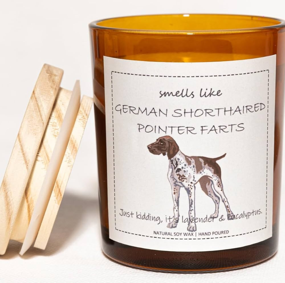 German Shorthaired Pointer Gifts, GSP Gift, Smells Like German Shorthaired Pointer Farts Candle -... | Amazon (US)