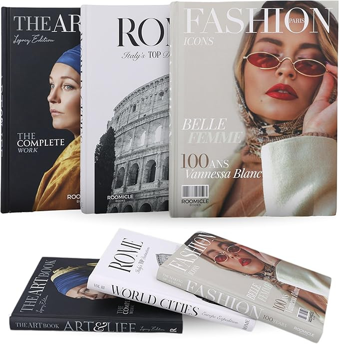 Decorative Books for Home Decor - Fake Books for Decoration - Faux Books for Decoration - Book Ro... | Amazon (US)