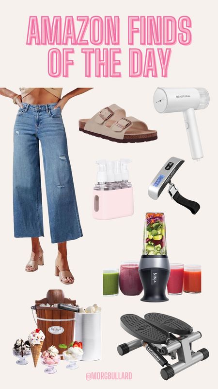 Amazon deals | Amazon daily deals | Amazon wide leg cropped jeans | Amazon travel must haves | Amazon travel steamer | ninja blender on sale 

#LTKSeasonal #LTKFindsUnder100 #LTKSaleAlert
