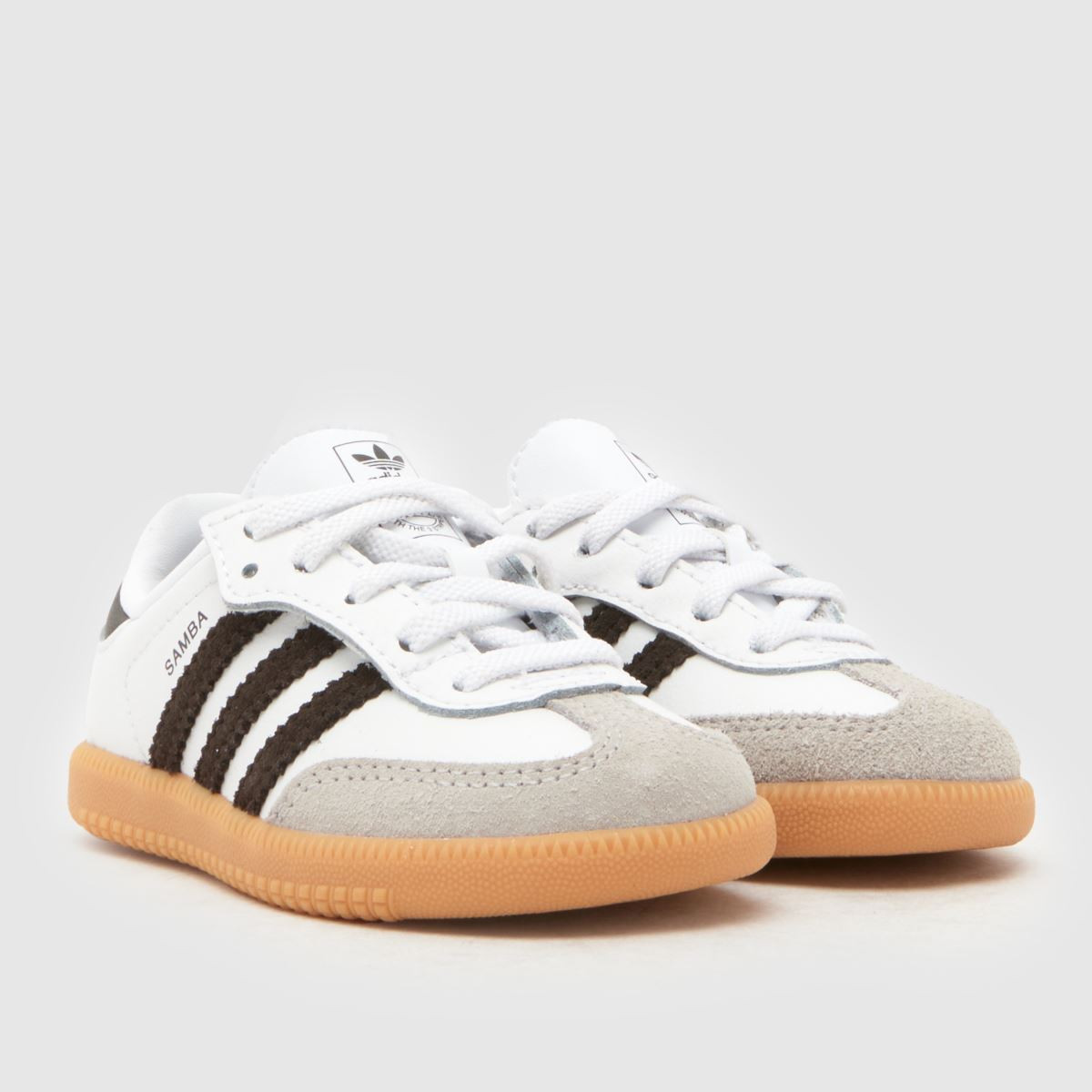 Kids Toddler White & Brown adidas Samba OG Trainers | schuh | Schuh