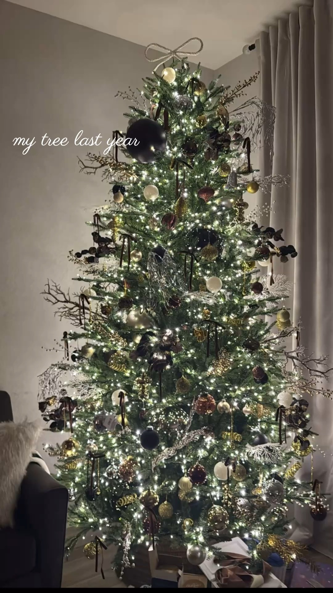 my Christmas tree last year! We have the 9’ 🎄✨🎄
￼
The viral Home Depot Grand Duchess tree is BACK — and this time you can control the lights right from your phone 📲 Twinkle, color, dimmer, all at your fingertips. Quick Set® setup = minutes to assemble, zero fluffing required.

Shop her (and my whole holiday decor edit) linked here 🤍🎄

#LTKHoliday #liketkit #thisisourbliss #homedepotchristmastree #grandduchess #viralchristmastree

#LTKHome #LTKSeasonal