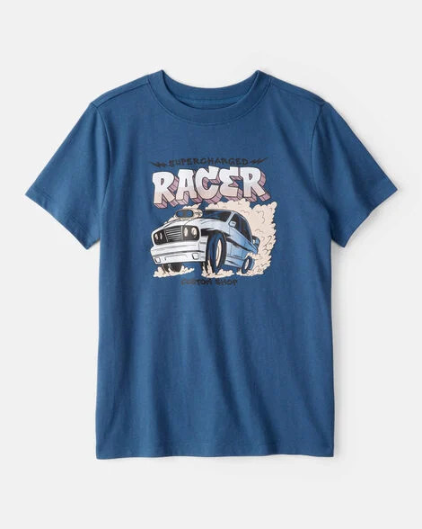 Boys Race Car Short-Sleeve Graphic Tee - Blue | Carter's Inc