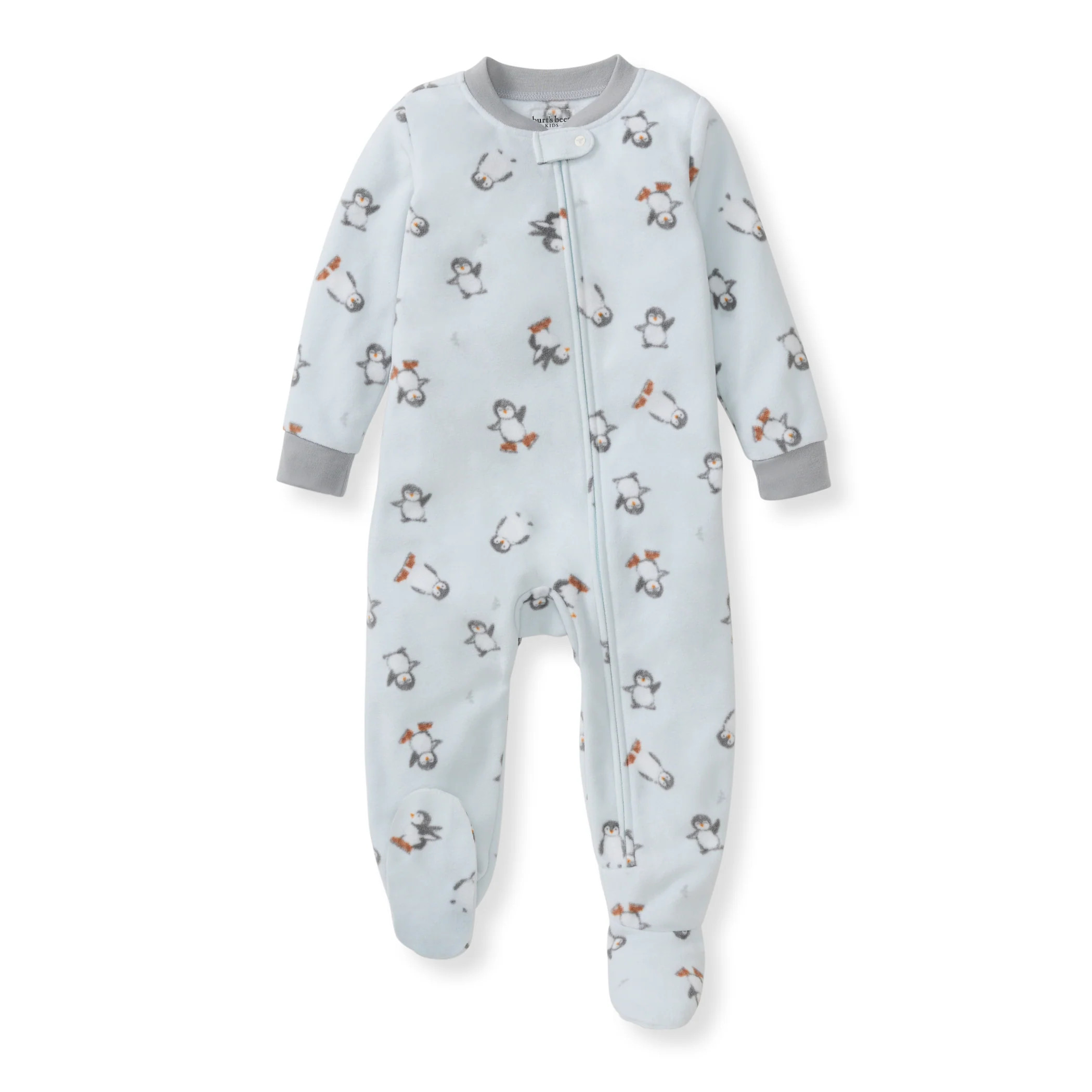 Penguins On Ice polarbee™ Repreve® Fleece Pajamas | Burts Bees Baby