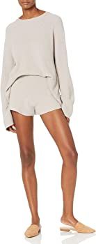 The Drop Women's Faith Pull-On Ribbed Sweater Short | Amazon (US)