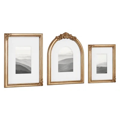 Arendahl Three-Piece Vintage Ornate Picture Frame Set | Wayfair North America
