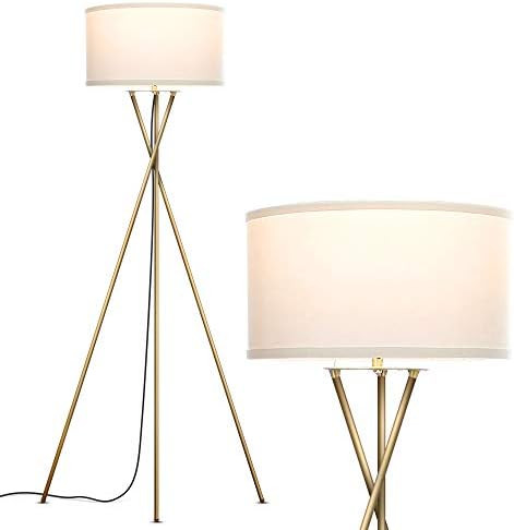 Brightech Jaxon LED Floor lamp, Modern Lamp for Living Rooms & Offices, Tall Lamp with Contempora... | Amazon (US)