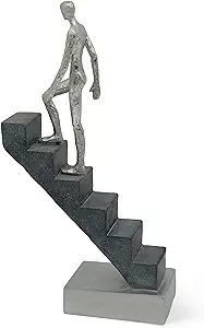Vaudagio Modern Desk Decor 'Top of The Rock' - Abstract Sculpture as Motivation 11" - Modern Home... | Amazon (US)