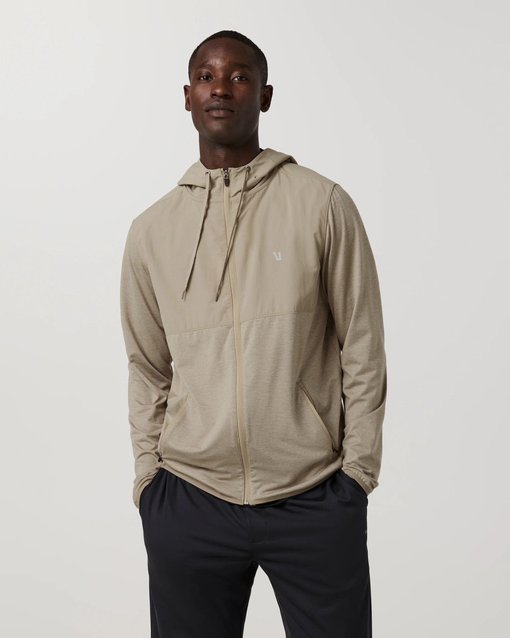 Vuori Sunday Element Jacket | Biscotti Heather | XL | Vuori Clothing (US & Canada)