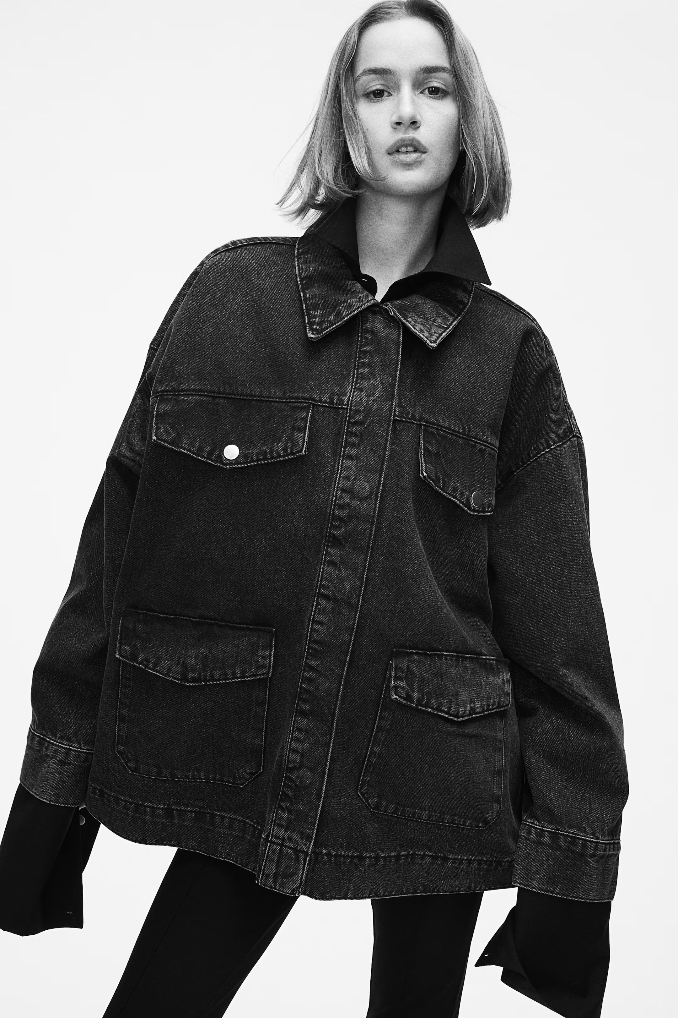 Denim Shacket | H&M (US + CA)