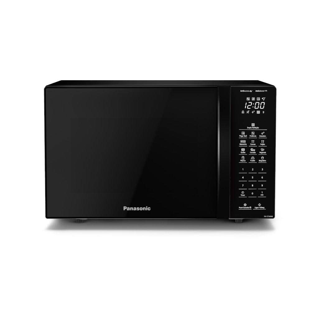 Microondas Panasonic Dupla Refeição 34l Black Glass Nn-st66nbru 110V | Amazon (BR)