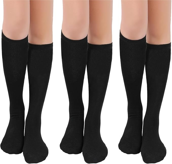 LPMOERA Knee High Socks for Woman Knee Socks for Women Long Socks Tall Socks Tube Socks Athletic ... | Amazon (US)