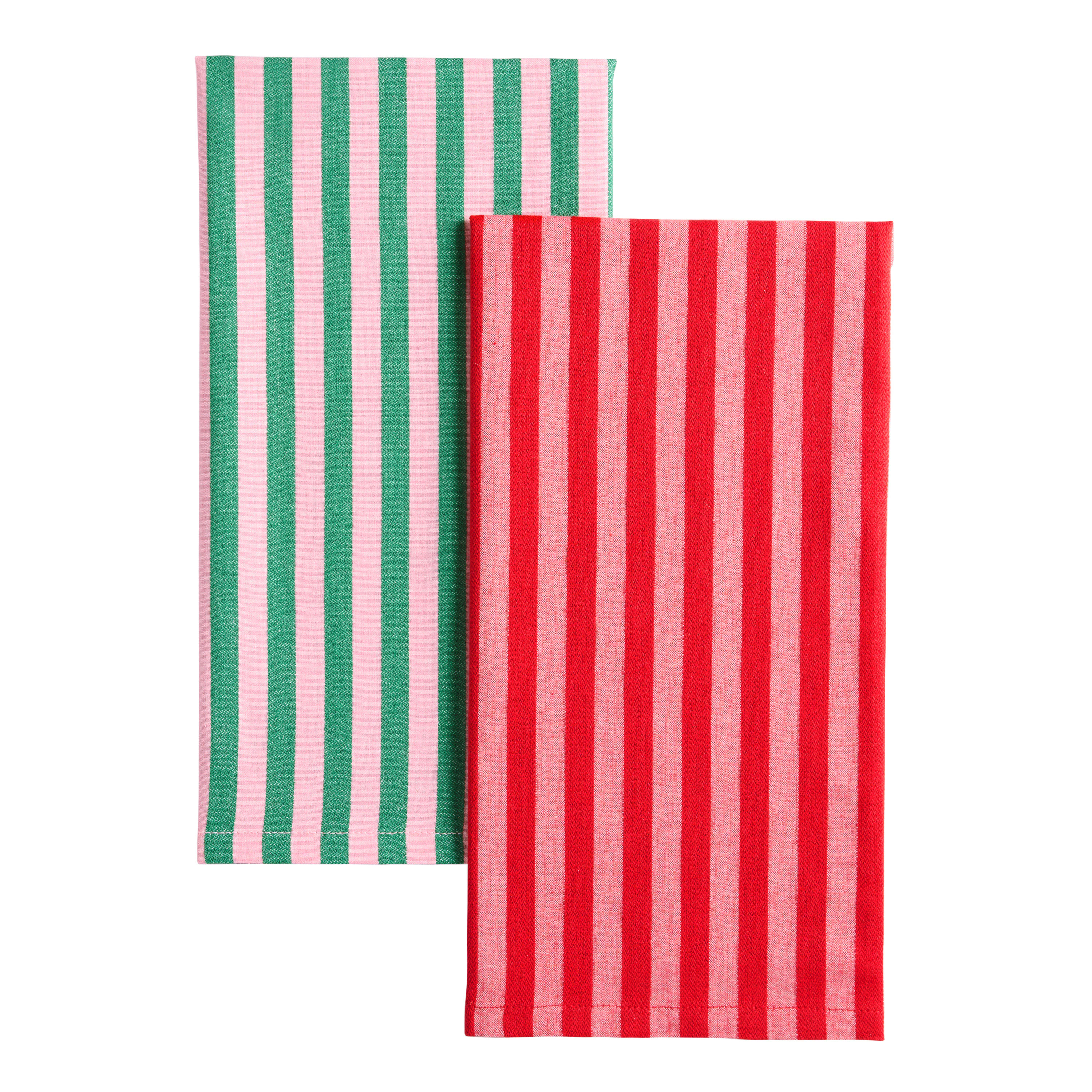 All the Trimmings Stripe Kitchen Towel 2 Pack | World Market