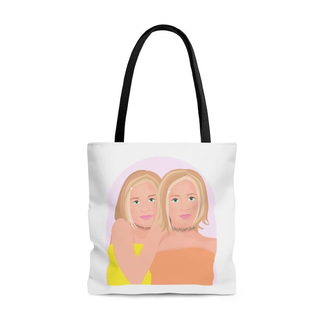 Mary-kate and Ashley Tote Bag / Olsen Twins Bag / Funny Gift / Gift for Her / Gift for Him / Pop ... | Etsy (US)