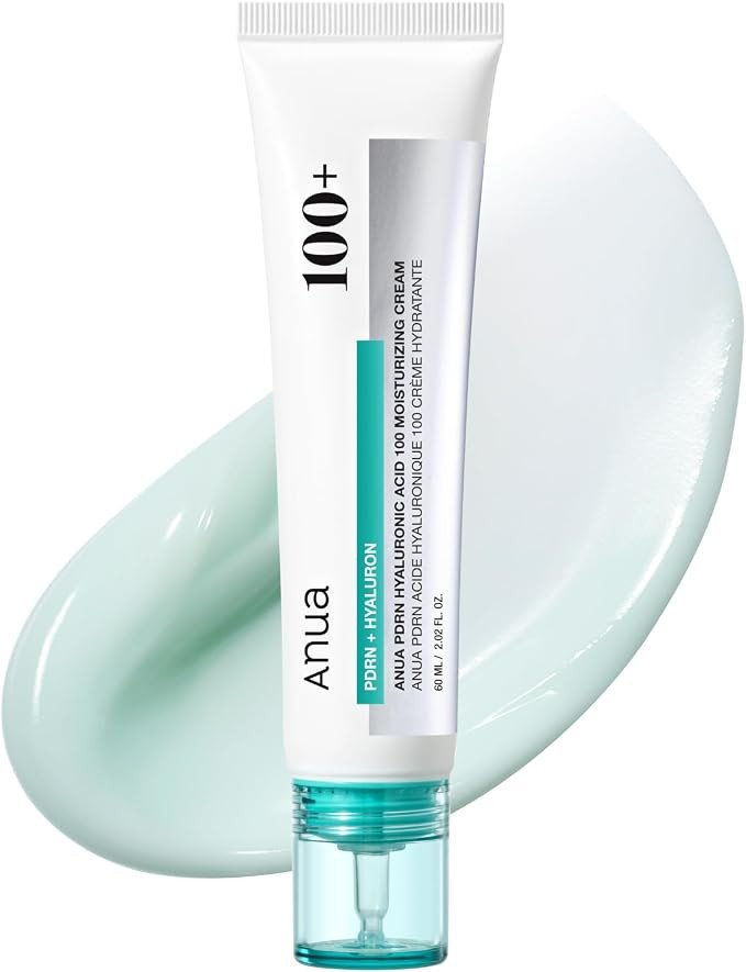 Anua PDRN Hyaluronic Acid 100 Moisturizing Cream, 2.02 fl oz | Lightweight, Non-Greasy Hydrating ... | Amazon (US)