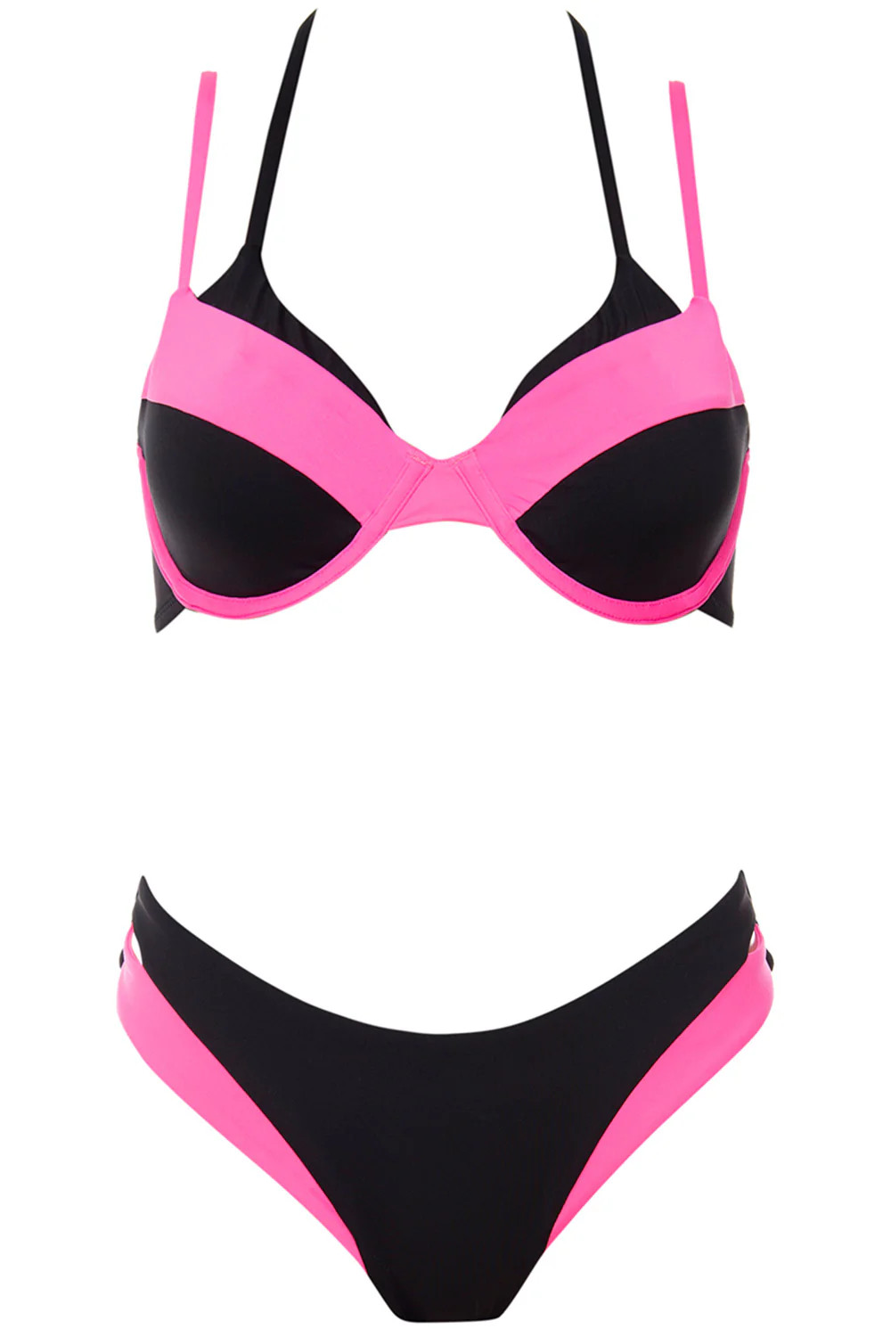 Ibiza Bikini Pink Set | VETCHY LLC