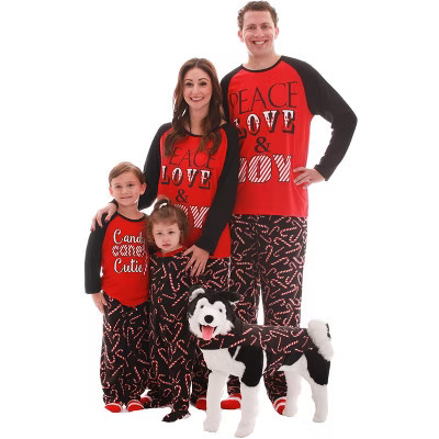 #followme Matching Christmas Pajamas for Family, Couples, Dog - Candy Cane | Target