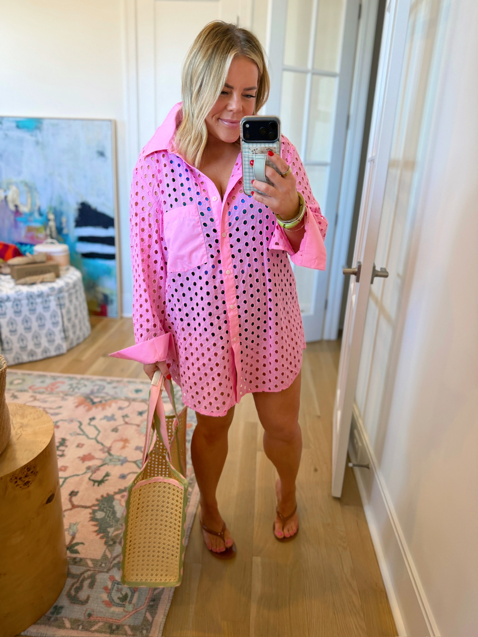The sweetest little beach coverup! 

 #LTKdayinmylife #LTKootd #LTKSeasonal