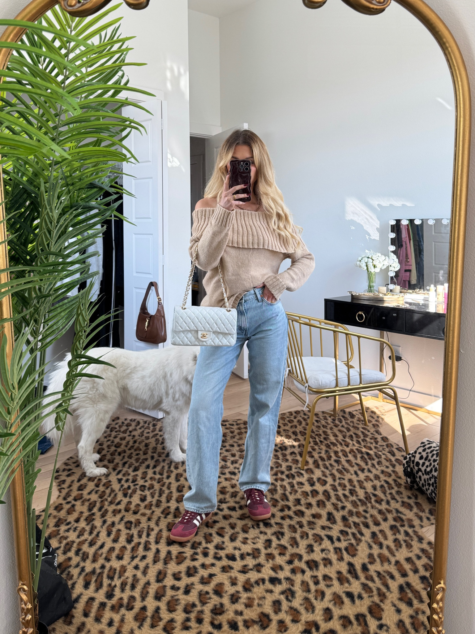 Off the shoulder sweater are my JAM right now 🧸 so cozy and SO AFFORDABLE! wearing a small. And a moment for these jeans again ❤️ wearing a size 25

#LTKFindsUnder100 #LTKStyleTip #LTKFindsUnder50