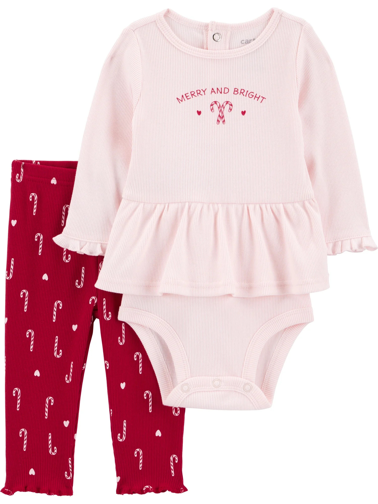 Carter's Child of Mine Baby and Toddler Girl, Outfit Set, 2-Piece, Sizes Newborn-18 Months | Walmart (US)