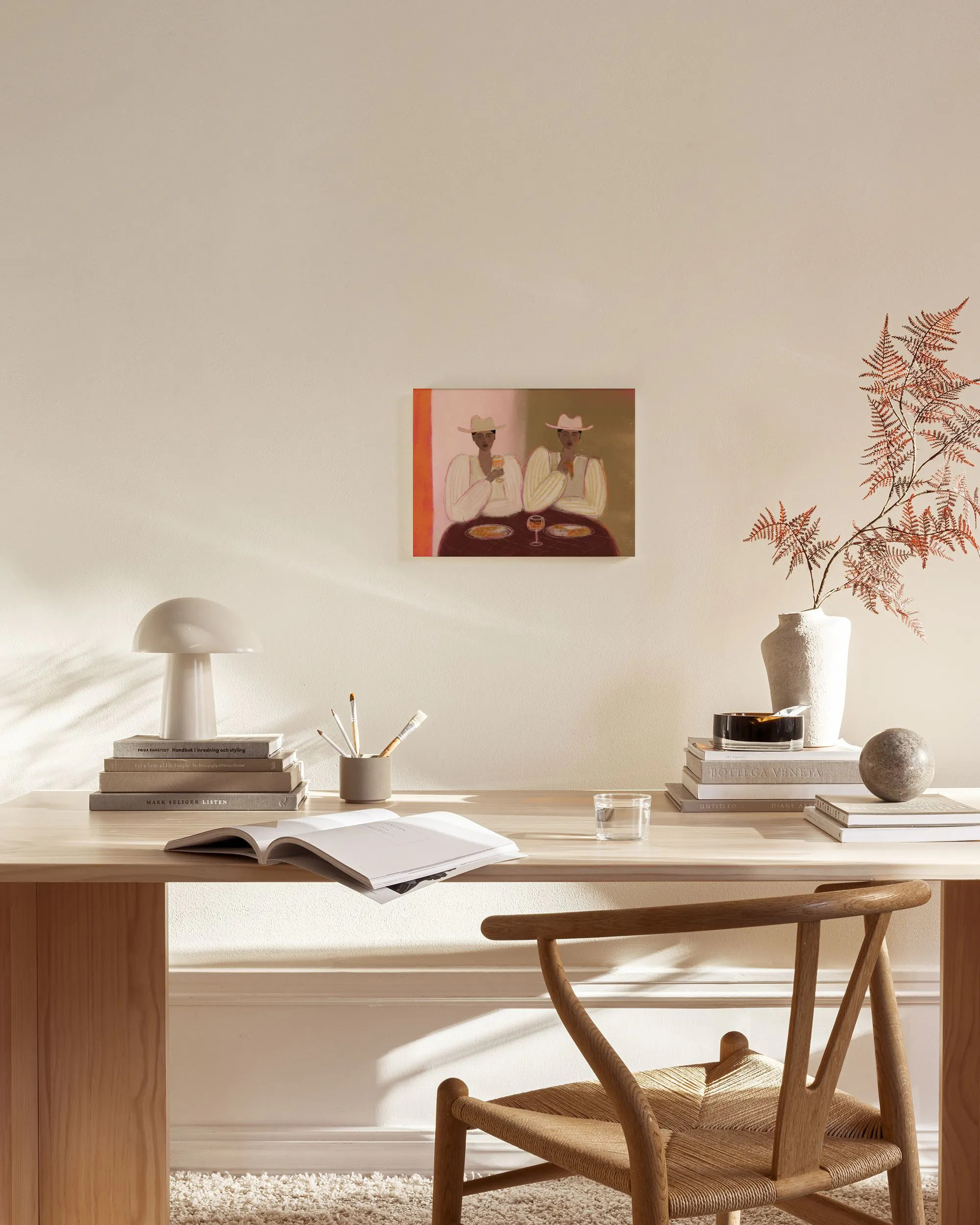 Studio Vreeken - Aperol Pizza Party Canvas print | Desenio