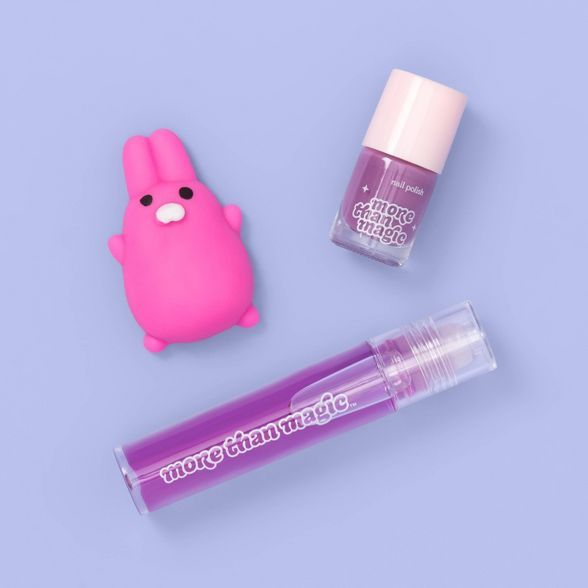Lip & Nail Set with Squish Toy - Pink - 3ct - More Than Magic™ | Target