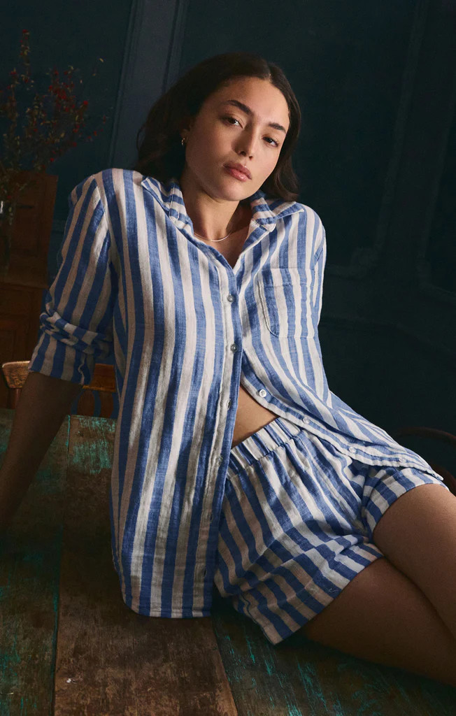 Morning Stripe Gauze Short | Z Supply