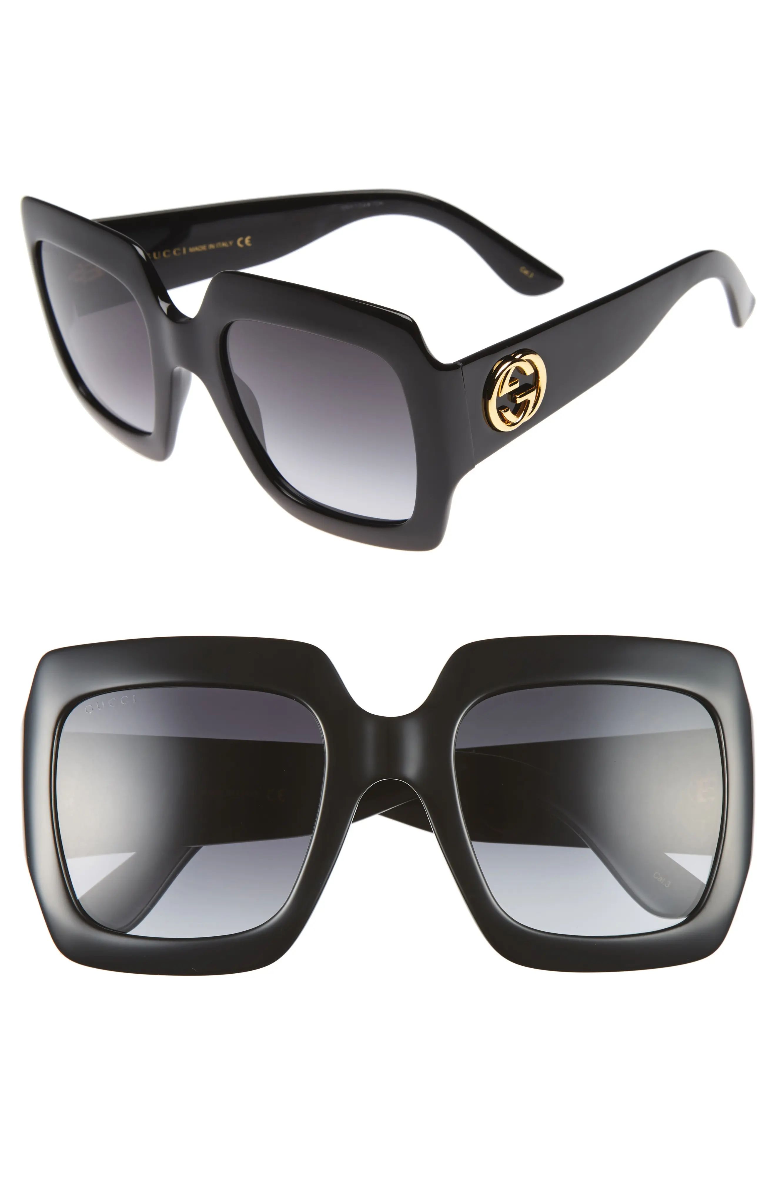 Gucci 54mm Square Sunglasses | Nordstrom